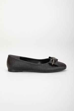 Loyan Babet Siyah Pırıltı Cilt Ayakkabı