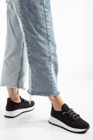 Mara Kadın Siyah Trico Sneaker