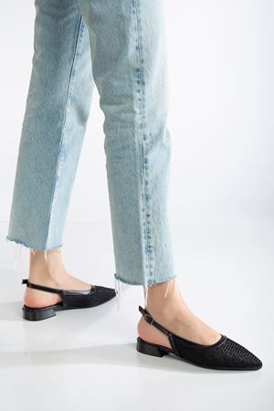 Serde Hasır Kadın Babet Siyah