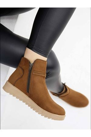 Bianca Taba Süet Kısa Bot